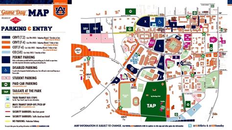 Auburn University Campus Map 2019