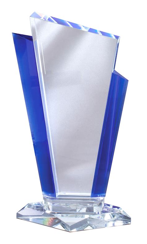 Optical Blue Crystal Award Trophytrophy Trolley