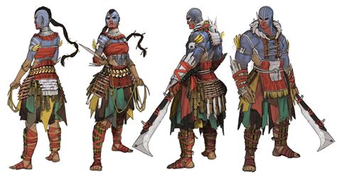 Tenakth Hunters Characters And Art Horizon Zero Dawn