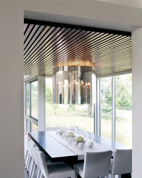 25 Suspended Ceiling Ideas Wood Design Contemporary Pendant