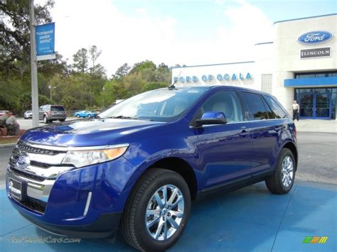 2013 Ford Edge Limited In Deep Impact Blue Metallic Photo 3 A02600