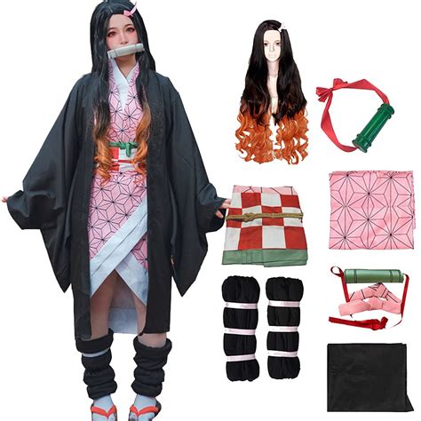 Demon Slayer Kimetsu No Yaiba Cosplay Complete Nezuko Halloween Costume