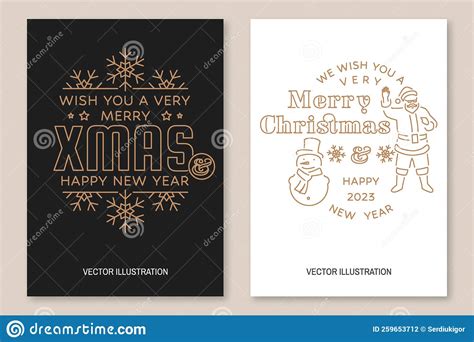 We Wish You A Very Merry Christmas And Happy New Year Flyer Brochure