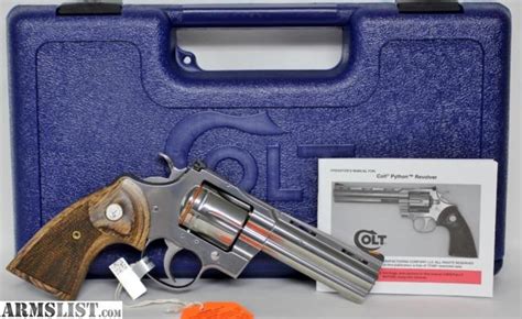 Armslist For Sale 2020 Colt Python 425 Stainless New In Box