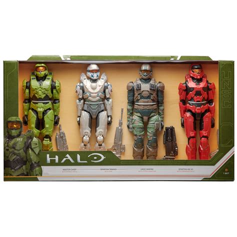 Halo Action Figure 4 Pack 12 Inch Toy Collectibles