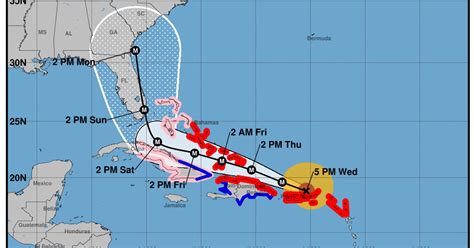 Hurricane Irma 5 Pm Update Category 5 Storm Continues Track