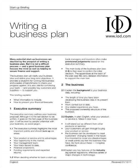 13 Business Plan Guideline Templates Pdf Word Docs Free