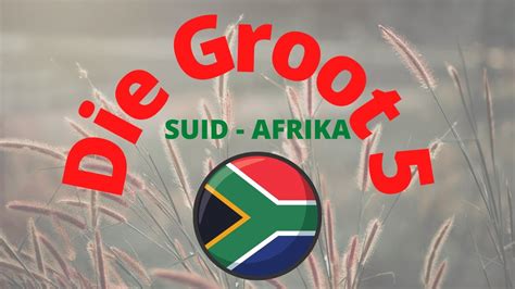 Suid Afrika Se Groot Vyf Saam Cindykapindi Youtube