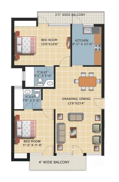 5 Bhk Floor Plan