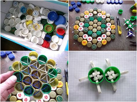 The Bottlecap Experiment 1 • Recyclart Diy Recycled Projects Plastic Bottle Caps Recycled