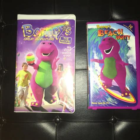 Barneys Beach Party Vhs 2002 And Barneys Great Adventure The Movie