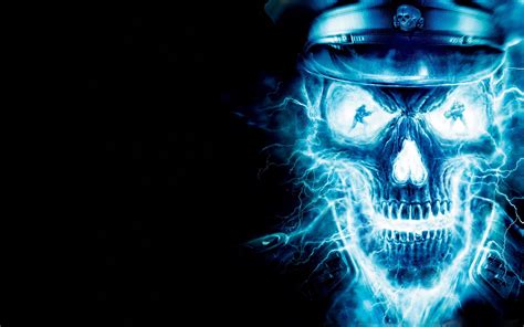 Neon Skull Wallpapers Top Free Neon Skull Backgrounds Wallpaperaccess