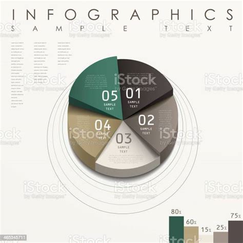 Abstract Pie Chart Infographics Stock Illustration Download Image Now