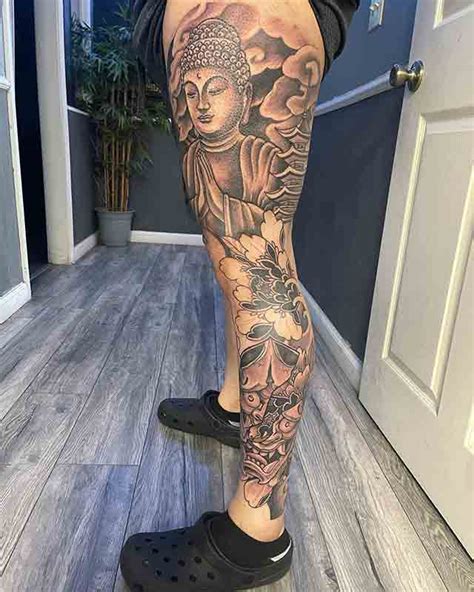 Japanese Tattoo Designs For Men Legs Photos