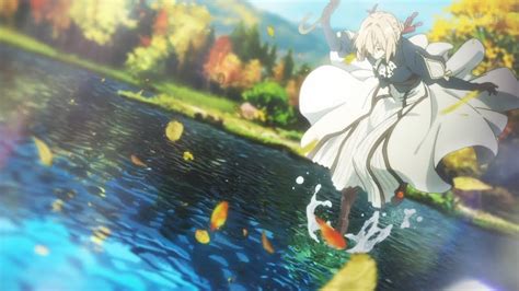 Violet Evergarden Violet Walking On The Lake Youtube