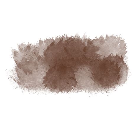 Brown Watercolor Brush Stroke 34002220 Png