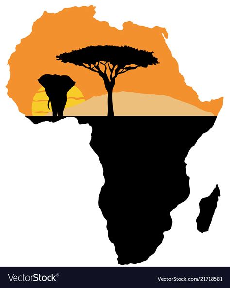 Africa Map Illustration