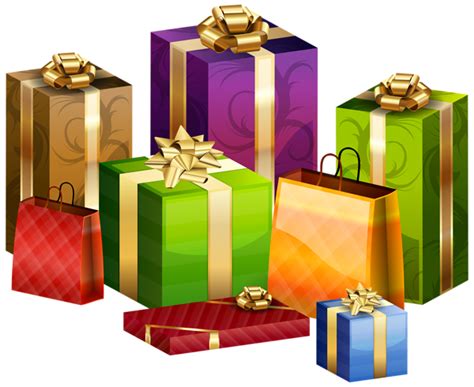 Wrapped Gifts Transparent PNG Clip Art Image | Gallery ...