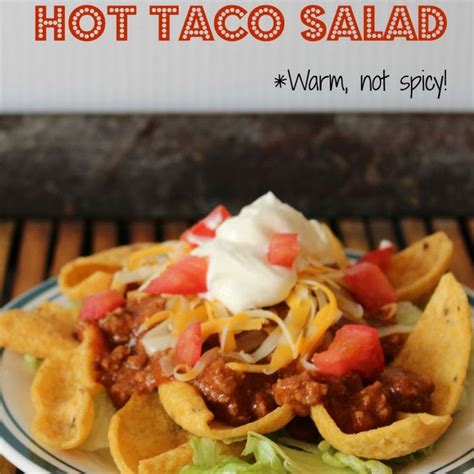 Hot Taco Salad Recipe Yummly Recipe Mexican Dinner Recipes