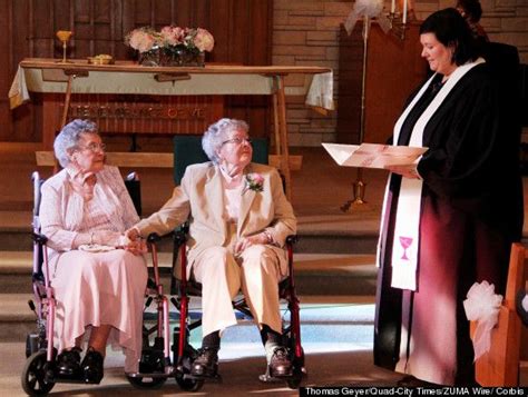 look iowa lesbian couple weds after 72 years together lesbian wedding lesbian couple