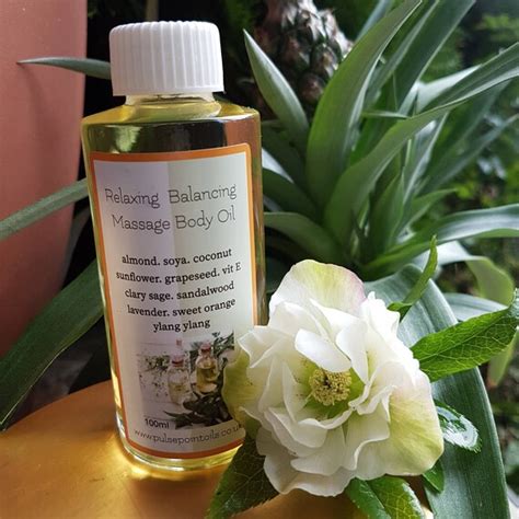 Relaxing Aromatic Massage Oil Balancing Body Oil Soothing