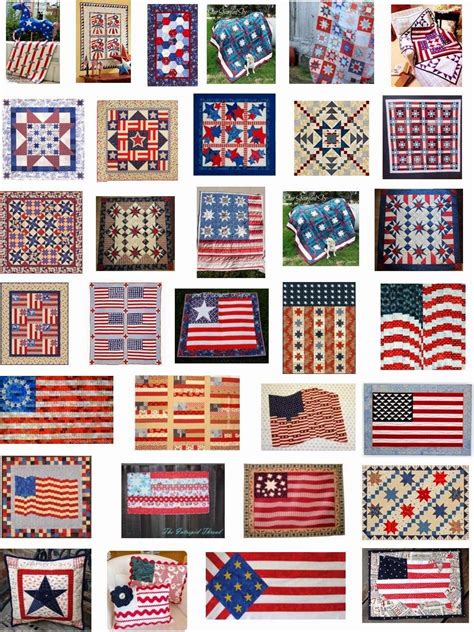 Downloadable Free Printable Patriotic Quilt Patterns