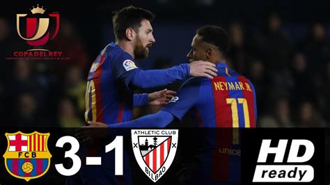 Fc Barcelona Vs Athletic Bilbao 3 1 All Goals Extended Highlights