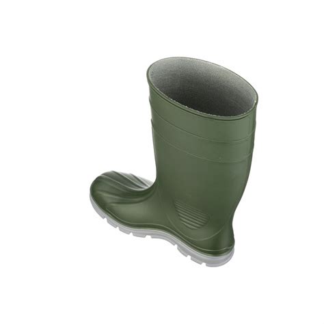 Talon Trax Rubber Boot Mens 8 Knee Steel Toe Type Pvc Green 1