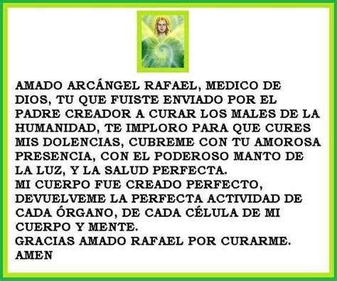 Agosto 15, 2017/2 comentarios/en ángeles /por jorge guevara reyes. oración Arcangel Rafael | ANGELS ️ ️ | Oracion arcangel ...