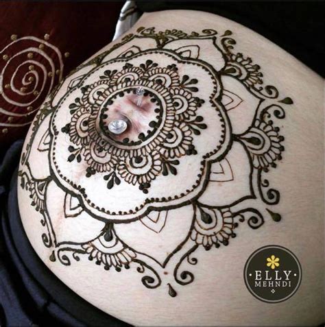 Pregnancy Maternity Henna Belly Blessing For Photoshoot Baby Shower