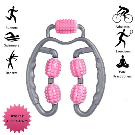 Foam Roller Massager Lightweight Roller For Calves Legs Arms Pink