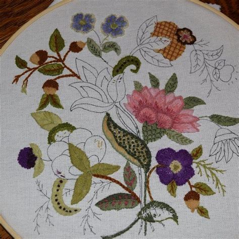 Masquerade Crewel Embroidery Kit From Needlewomans Etsy Crewel