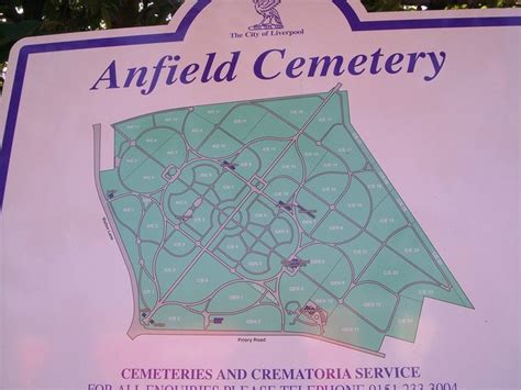 Plan Of Anfield Cemetery © Derek Harper Cc By Sa20 Geograph