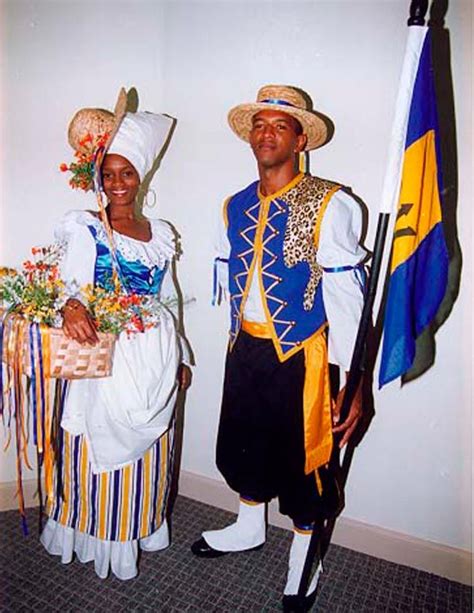 Barbados National Dress With Caribbean Outfits