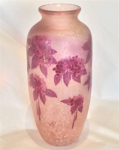 Huge Art Deco French Cameo Glass Vase By Legras At 1stdibs