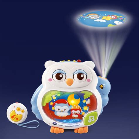 Vtech Sleepy Owl Nightlight Cot Soother Baby Lullaby Night Light Vtech