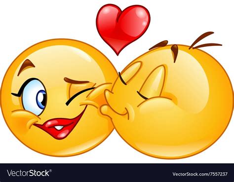 Kissing Emoticons Male Emoticon Kissing A Female Emoticon Download A Free Preview Or High