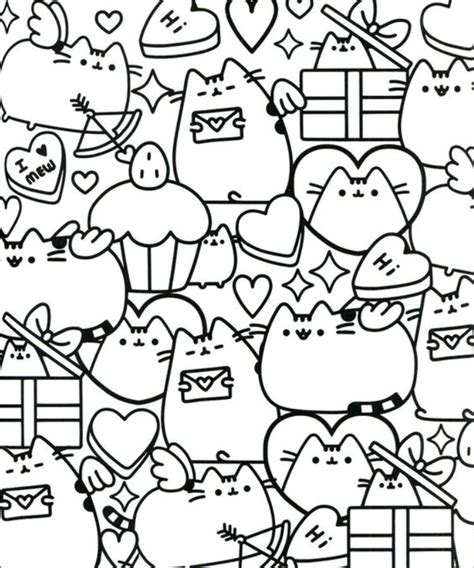 Coloring Tutorials 04 Coloring Pages Printables In 2020 Pusheen