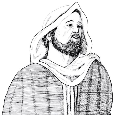 Bible Characters Clipart Black And White