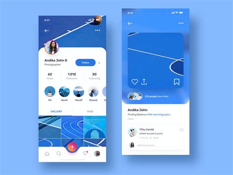 Instagram Redesign Concept App Design Inspiration App Design Concept