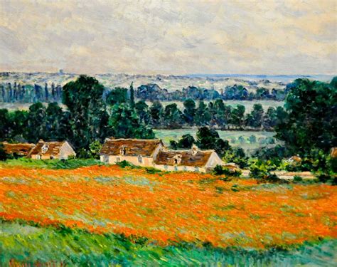 Claude Monet Field Of Poppies Giverny 1885 At The Virginia Museum Of Fine Arts Vmfa
