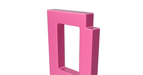 P Letter Pink 3d Envato Elements
