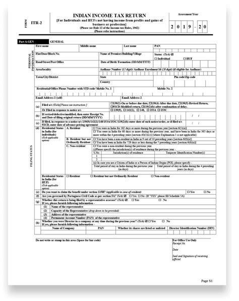 Itr 2 Form Filing Eligibility Structure And How To File Itr 2 Online