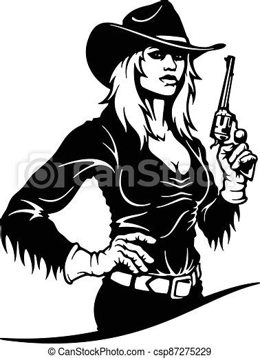 Cowgirl Wild West Cricut Silhouette Svg Vector Clip Art Cut The Best