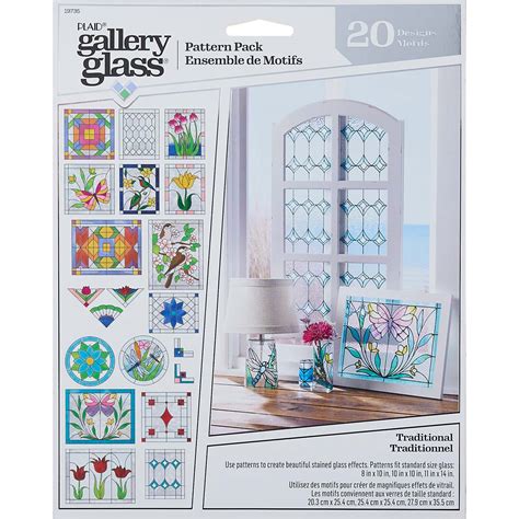 Shop Plaid Gallery Glass ® Pattern Packs Traditional 19735 19735