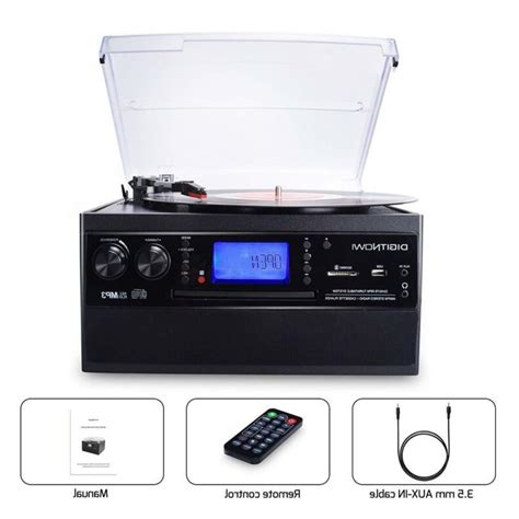 Digitnow Bluetooth Record Player Turntable With Stereo Speaker