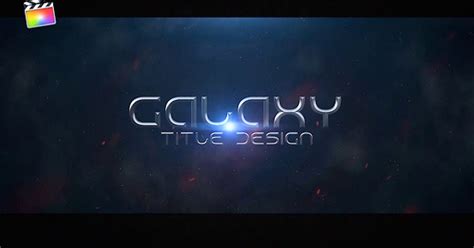 Galaxy Title Design Video Templates Envato Elements