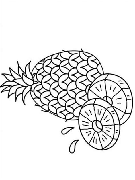 Pineapple Coloring Pages Download And Print Pineapple