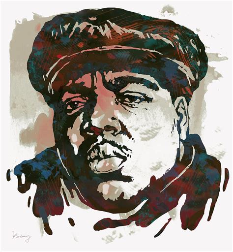 Biggie Smalls Drawing Outline