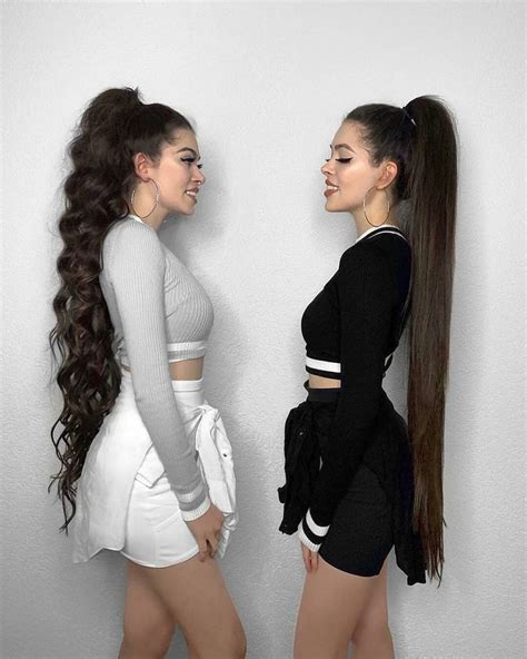 Beautiful Twins Double Tap If You Agree Curly Hair Or Straight Hair Hairstyle